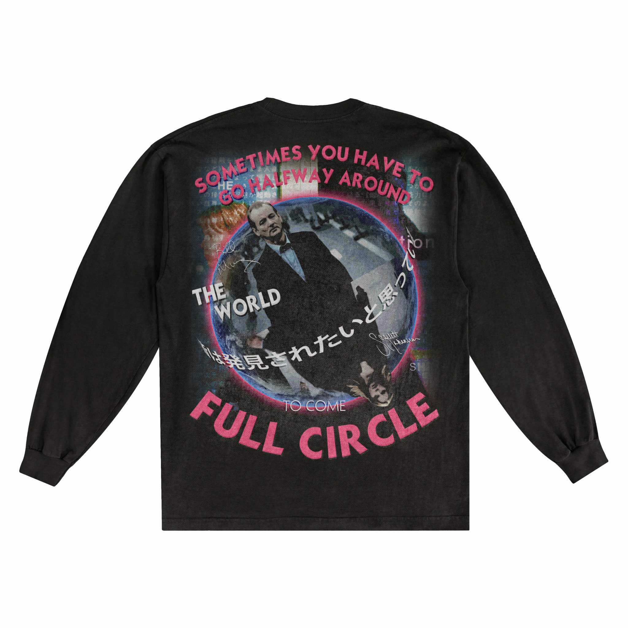 Lost In Translation Long Sleeved Tee - Greazy Tees