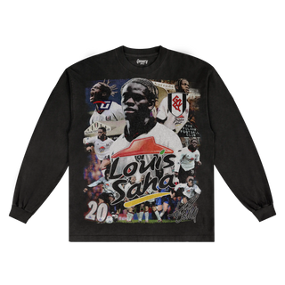 Louis Saha Barclaysman Long Sleeved Tee - Greazy Tees