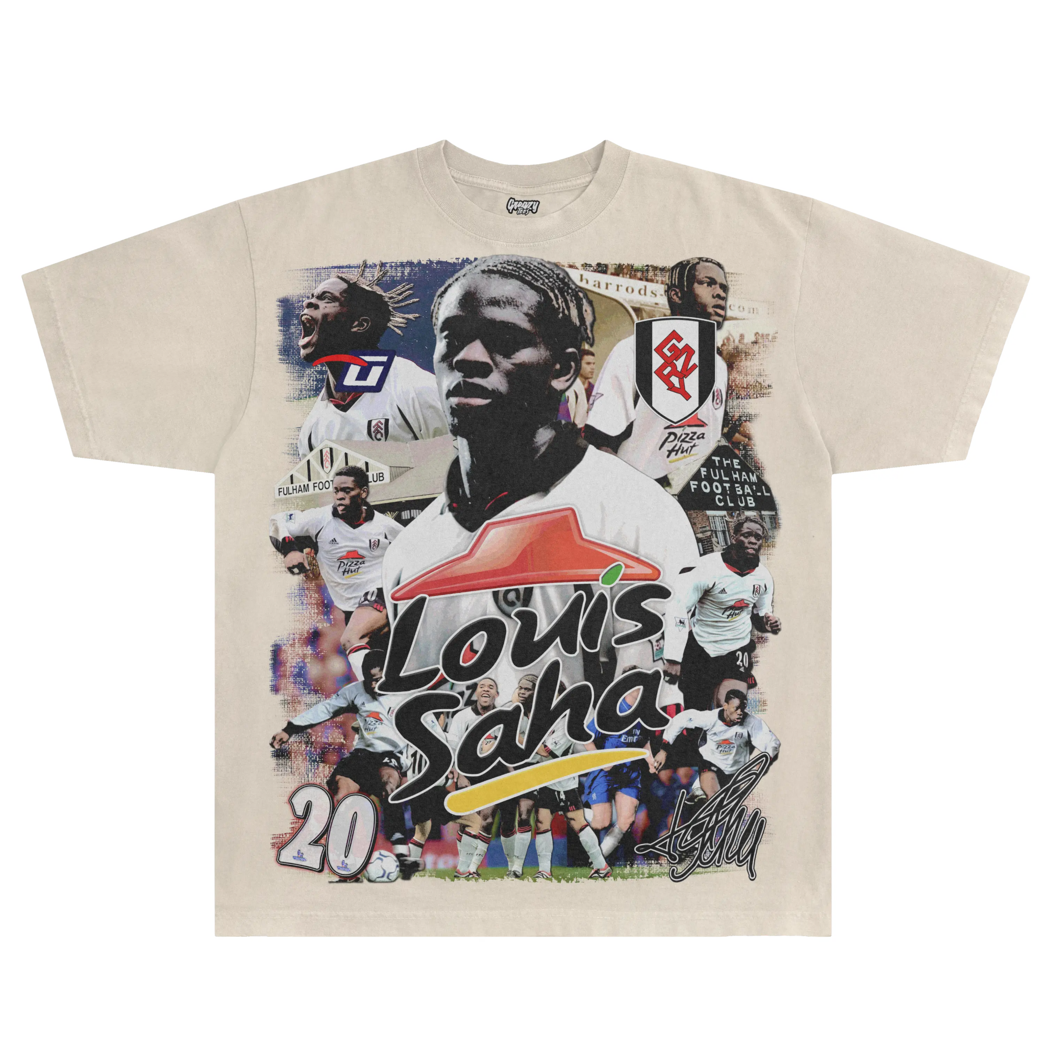 Louis Saha Barclaysman Tee - Greazy Tees
