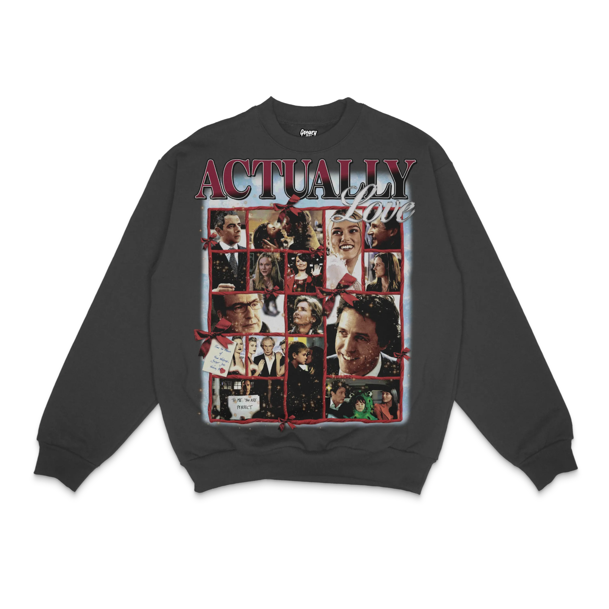 Love Actually Christmas Crewneck Sweatshirt - Greazy Tees