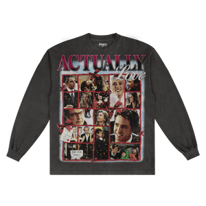 Love Actually Christmas Long Sleeved Tee - Greazy Tees