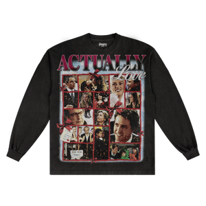 Love Actually Christmas Long Sleeved Tee - Greazy Tees