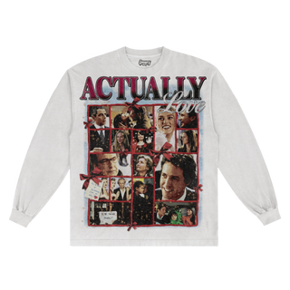 Love Actually Christmas Long Sleeved Tee - Greazy Tees