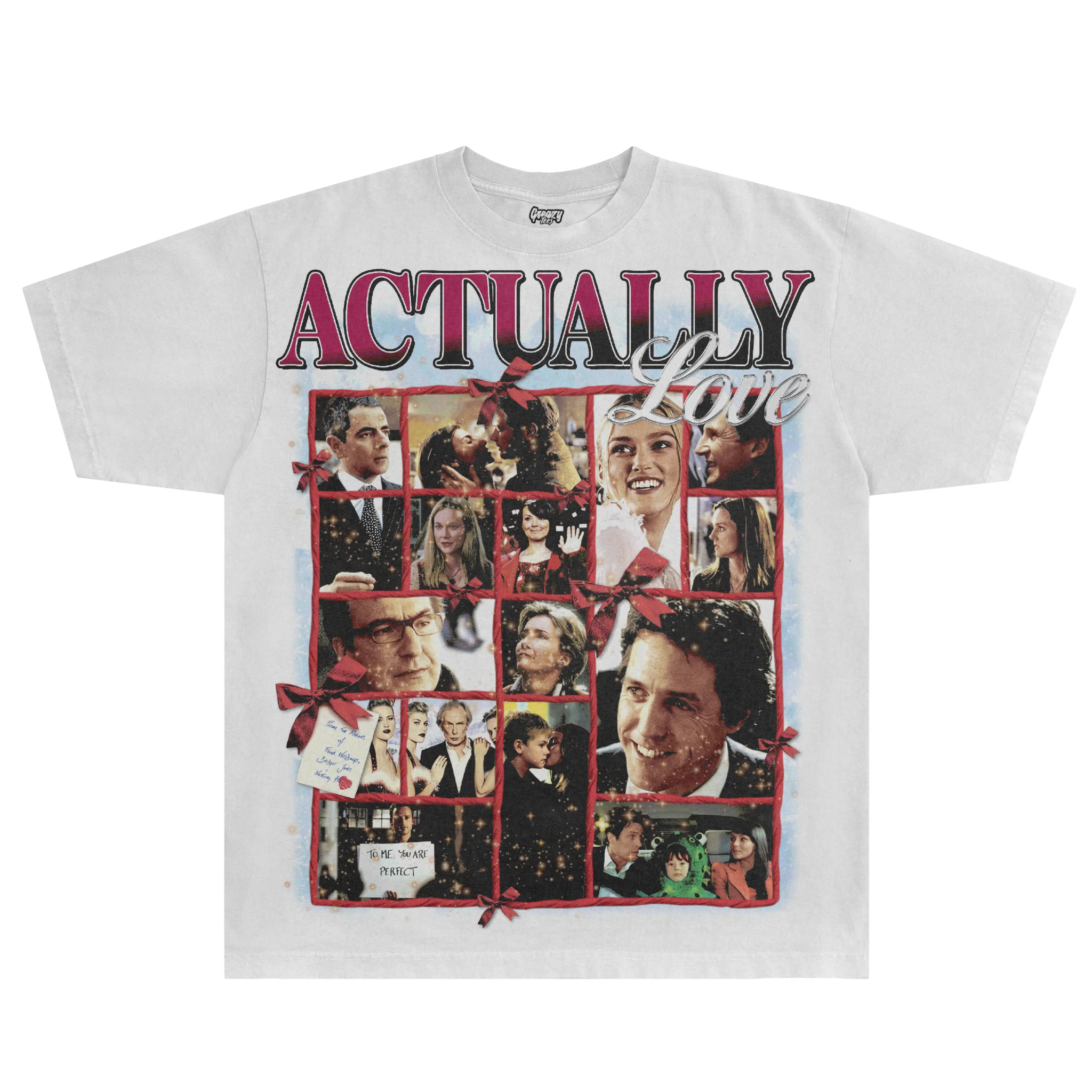 Love Actually Christmas Tee - Greazy Tees