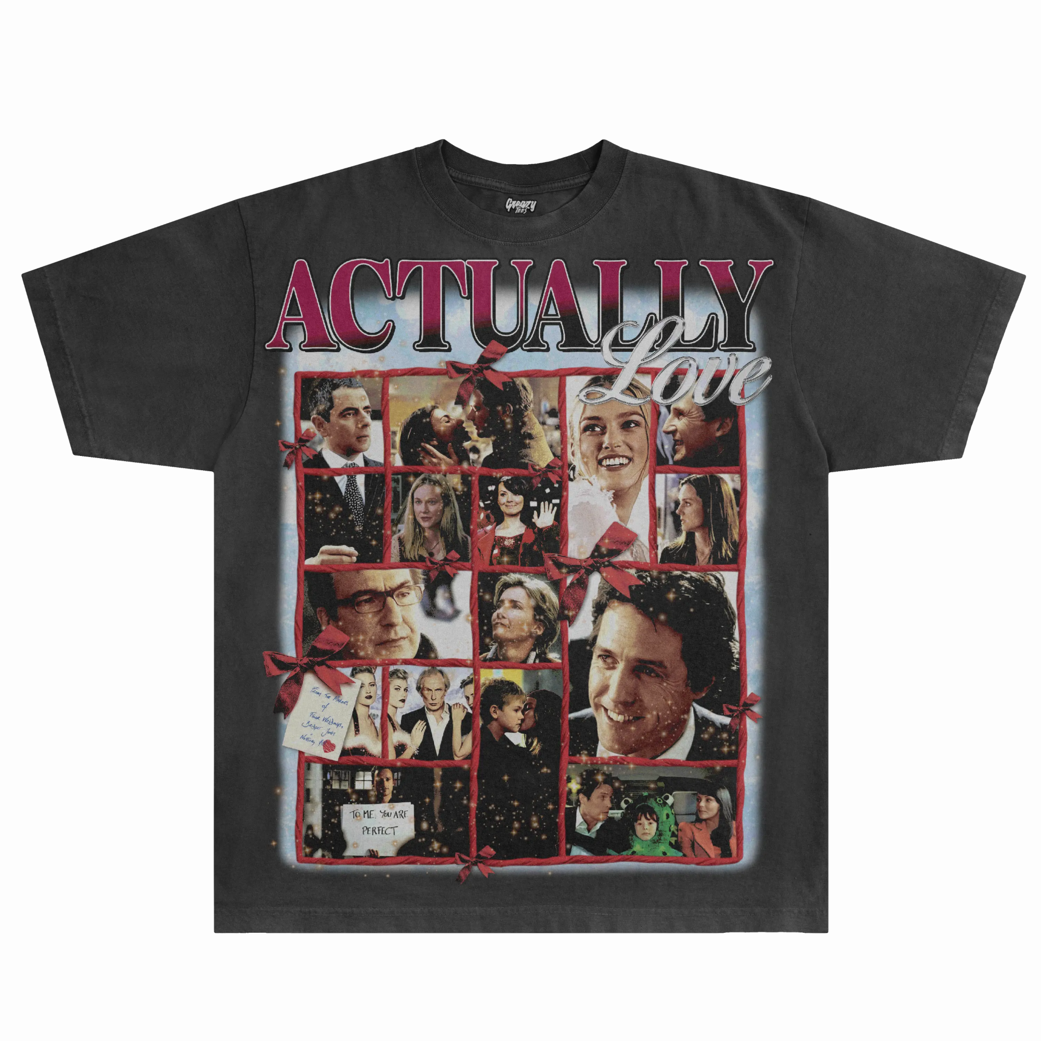 Love Actually Christmas Tee - Greazy Tees