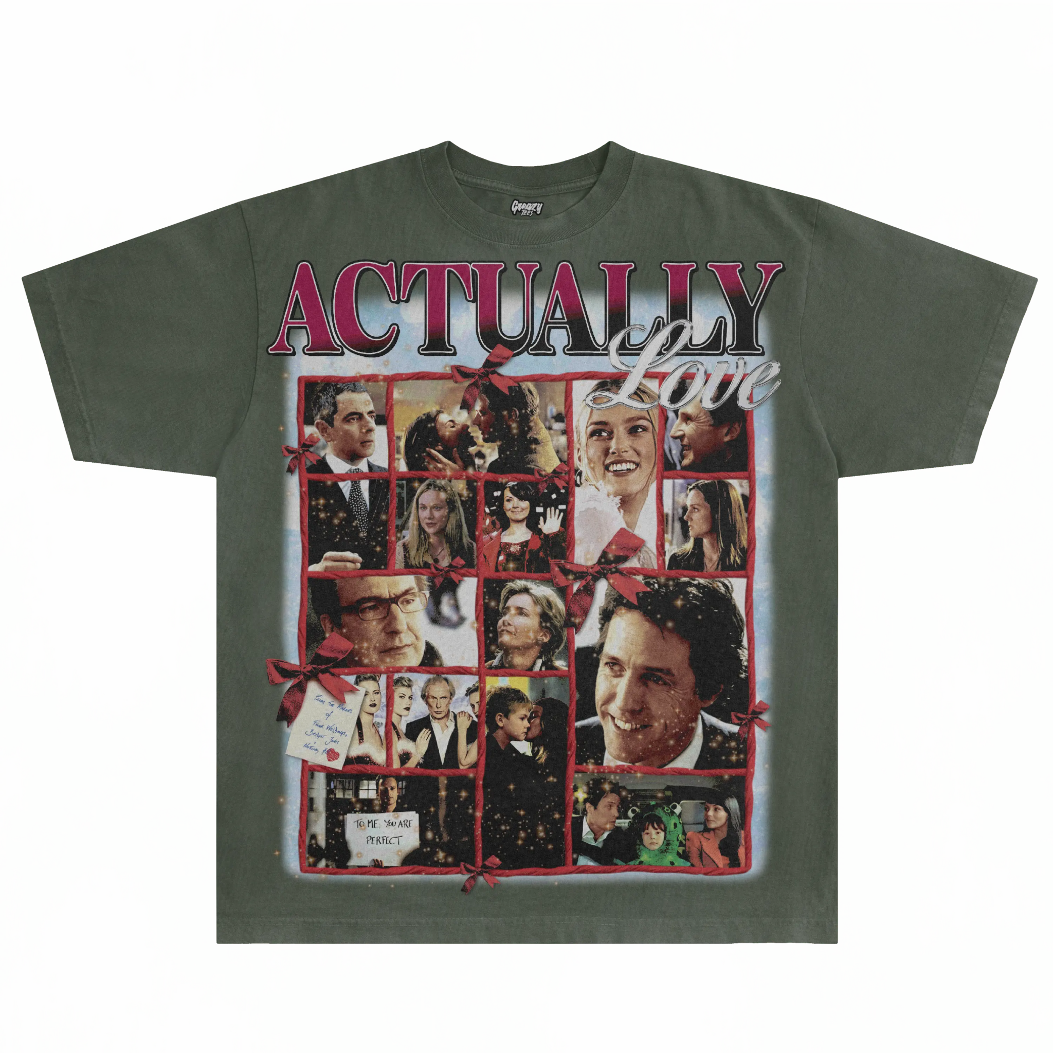 Love Actually Christmas Tee - Greazy Tees