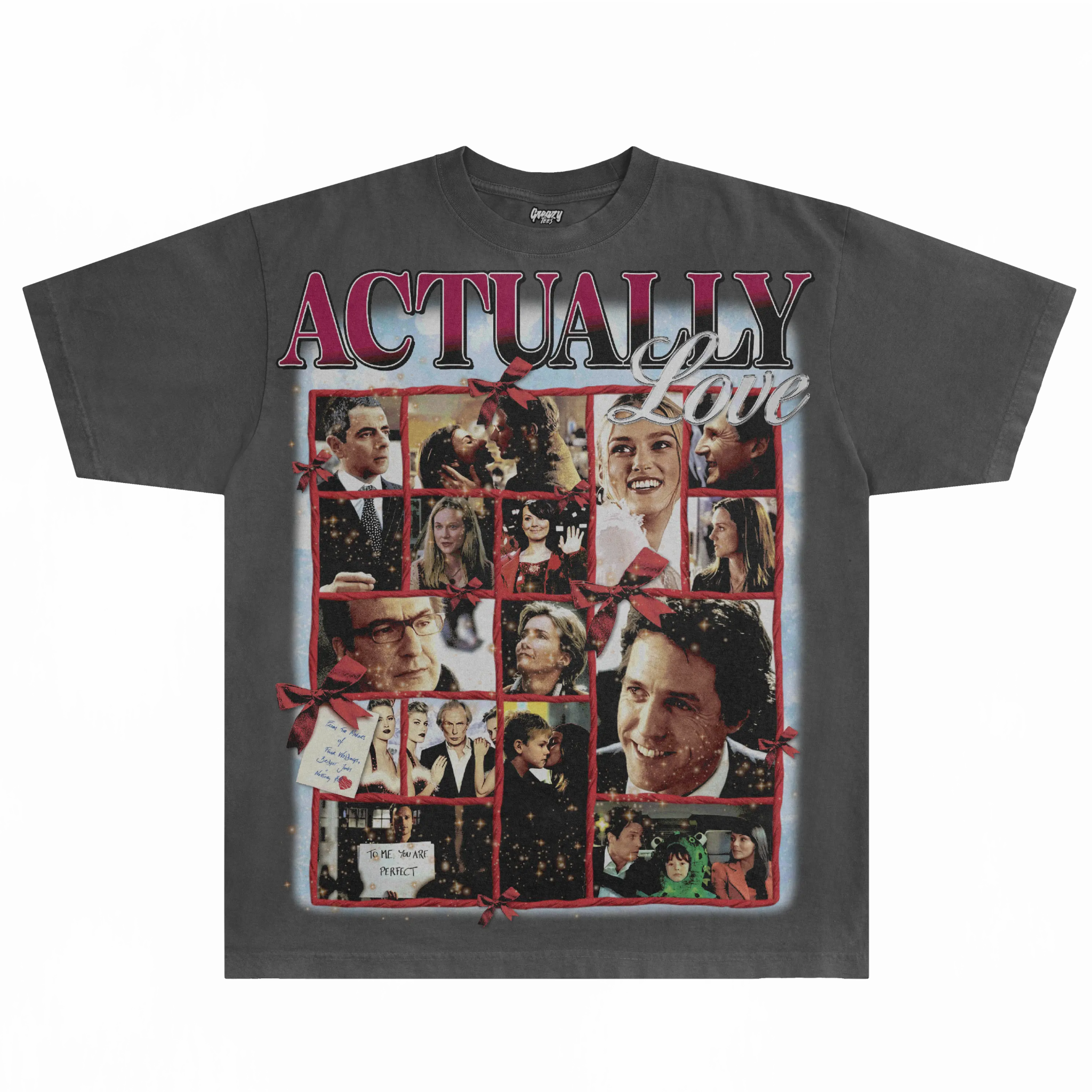 Love Actually Christmas Tee - Greazy Tees