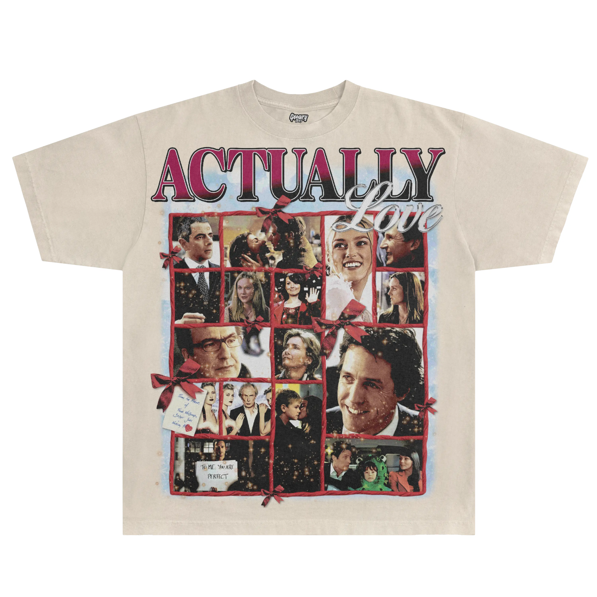 Love Actually Christmas Tee - Greazy Tees