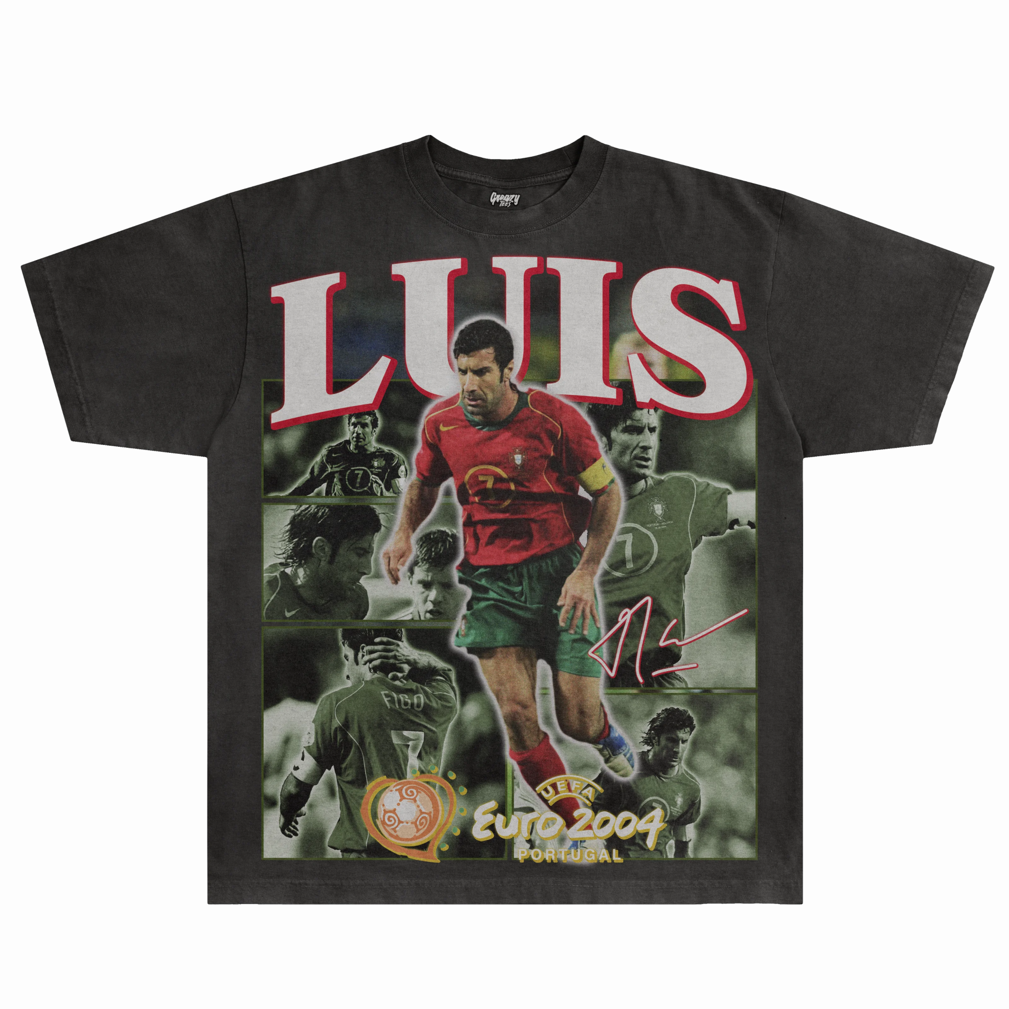 Luis Figo '04 Tee - Greazy Tees