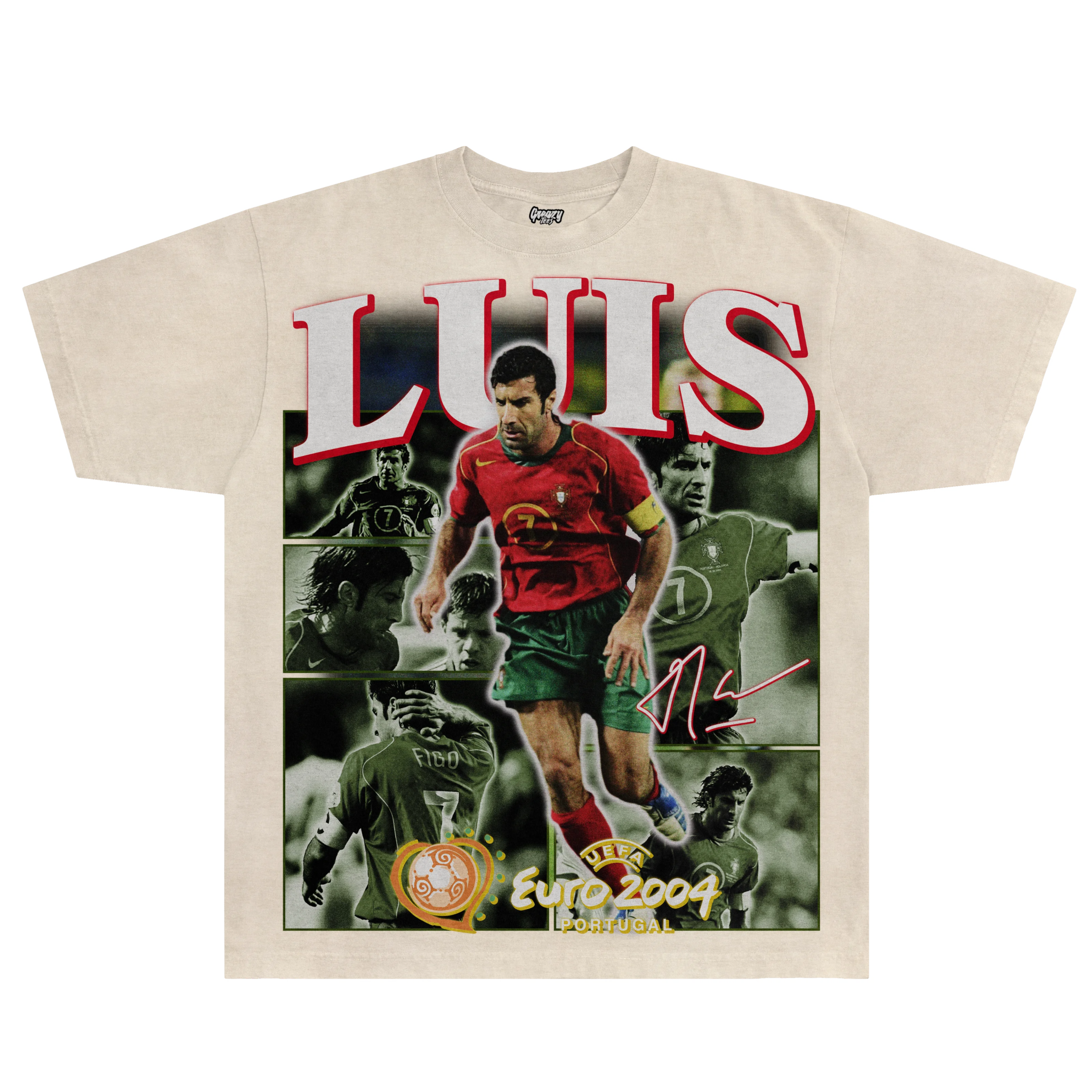 Luis Figo '04 Tee - Greazy Tees