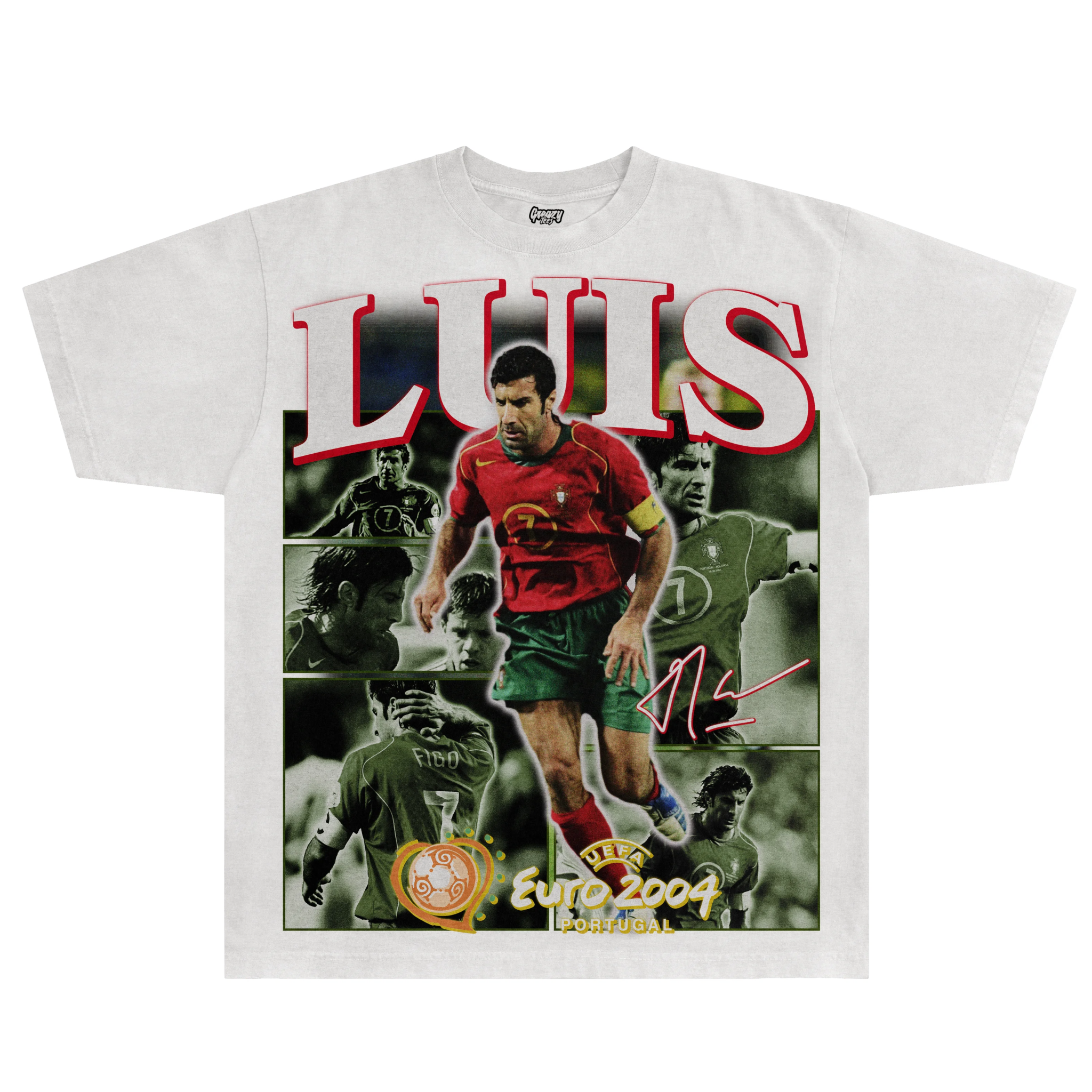 Luis Figo '04 Tee - Greazy Tees