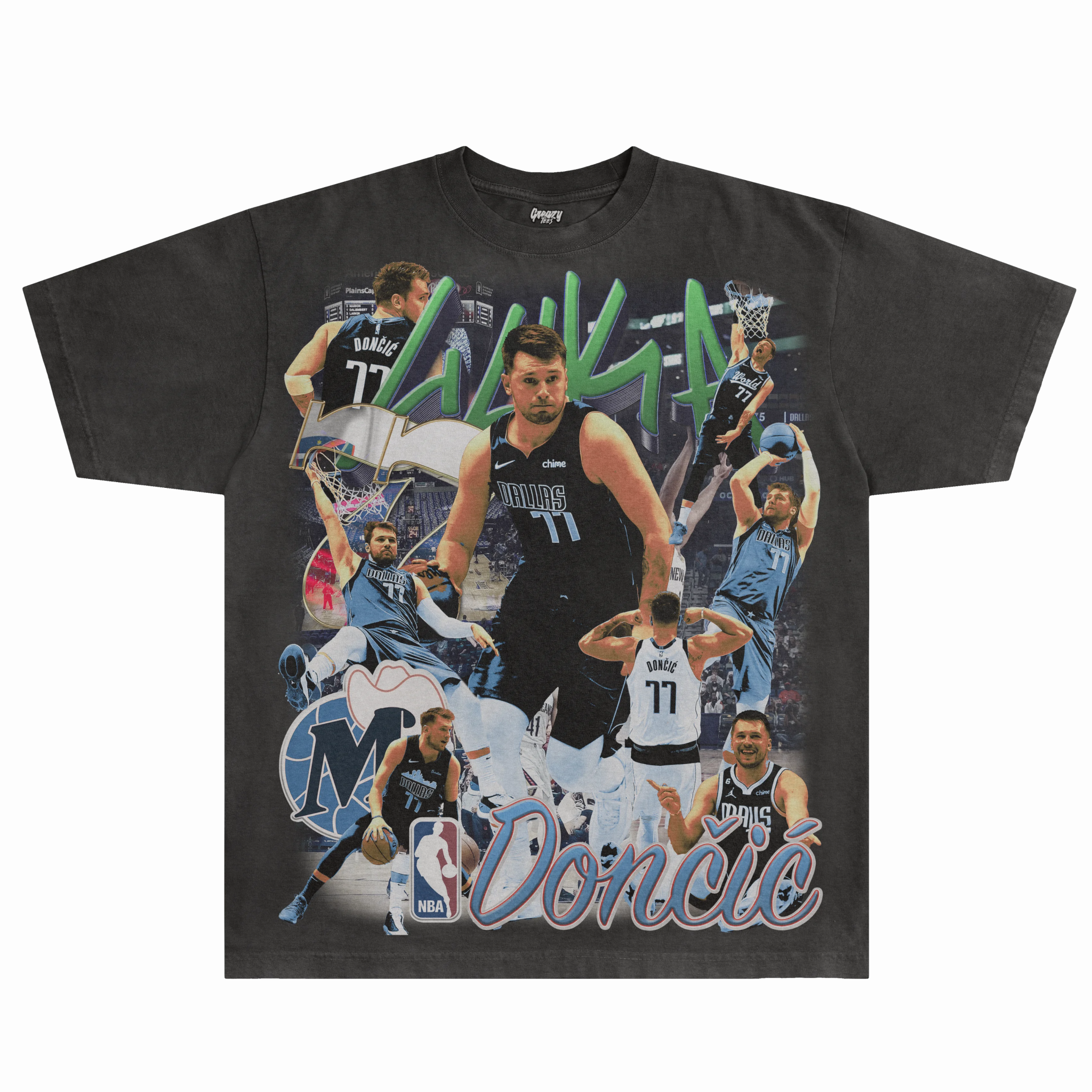 Luka Dončić Mavs Classic Tee - Greazy Tees