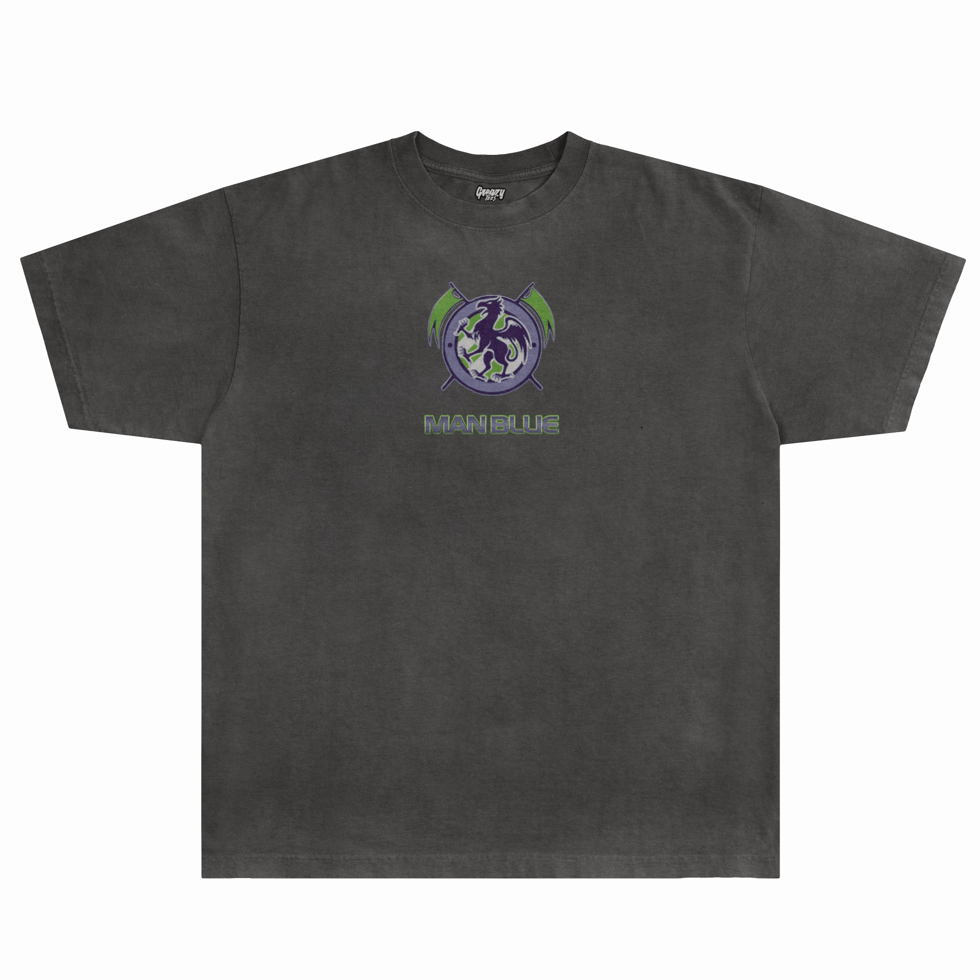 Man Blue PES Classics Tee - Greazy Tees