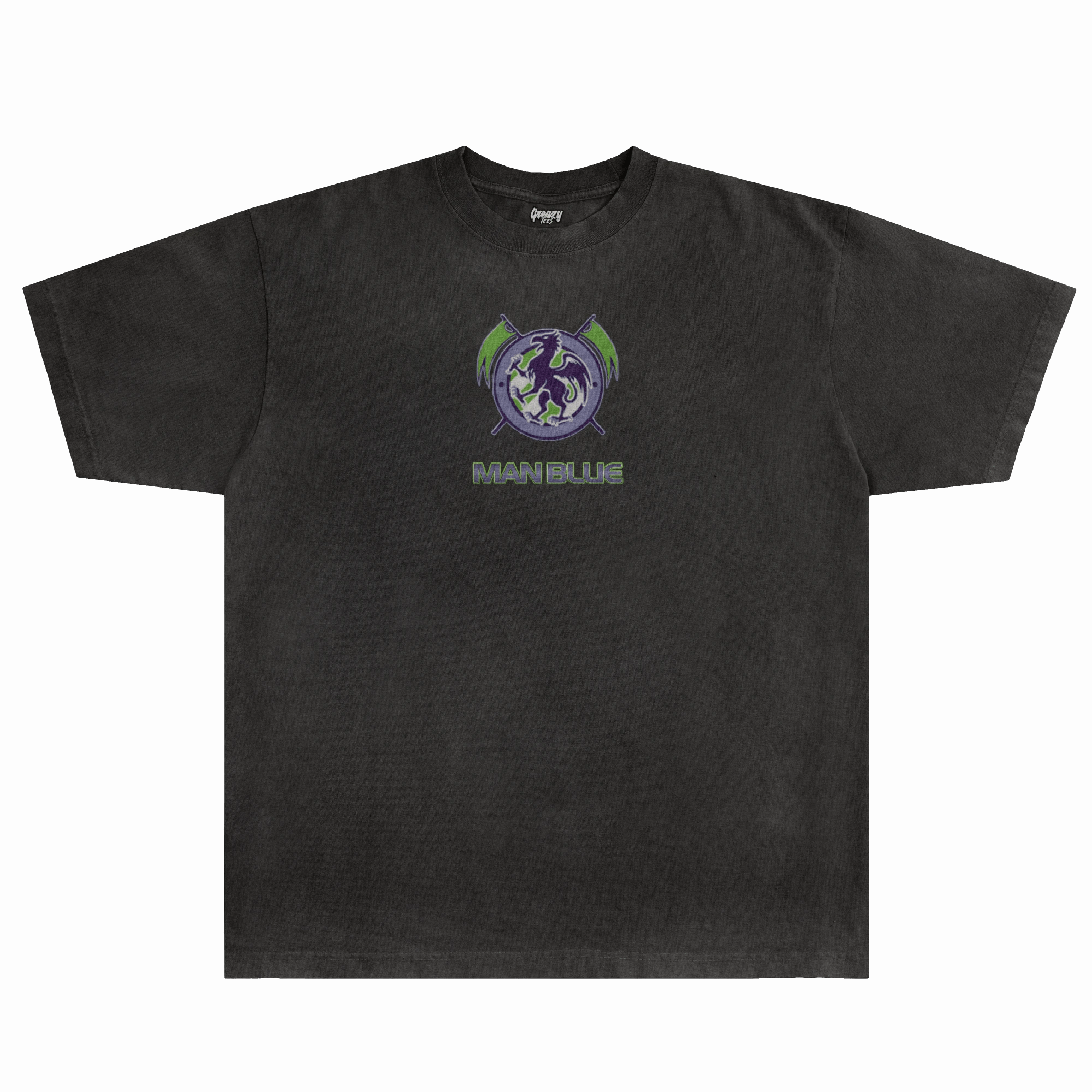 Man Blue PES Classics Tee - Greazy Tees