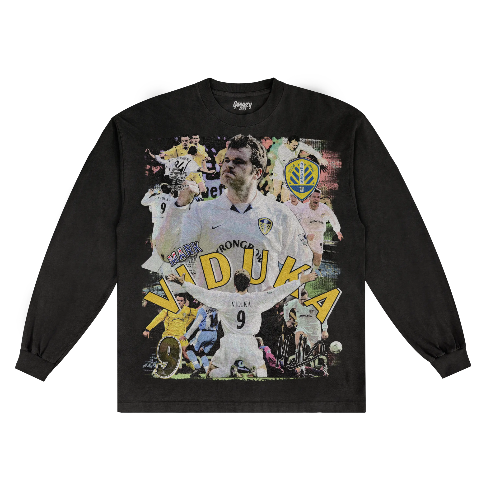 Mark Viduka Barclaysman Long Sleeved Tee - Greazy Tees