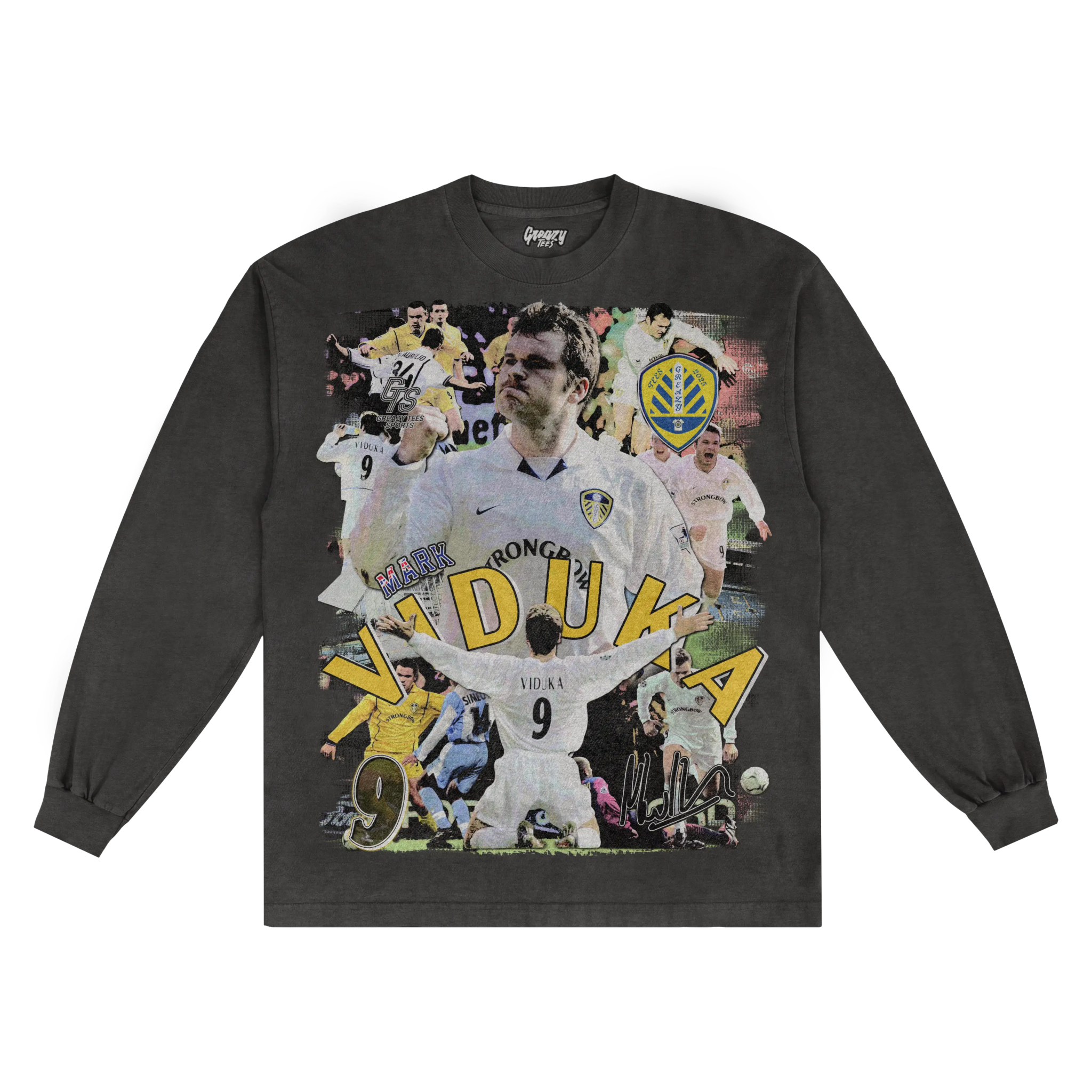 Mark Viduka Barclaysman Long Sleeved Tee - Greazy Tees