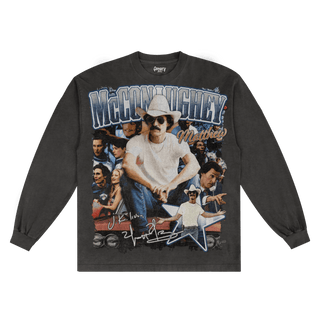 Matthew McConaughey Long Sleeved Tee - Greazy Tees