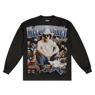 Matthew McConaughey Long Sleeved Tee - Greazy Tees