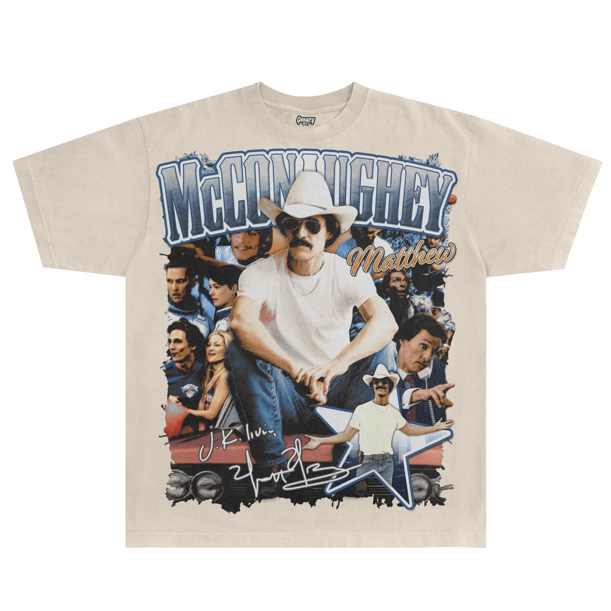 Matthew McConaughey Tee - Greazy Tees