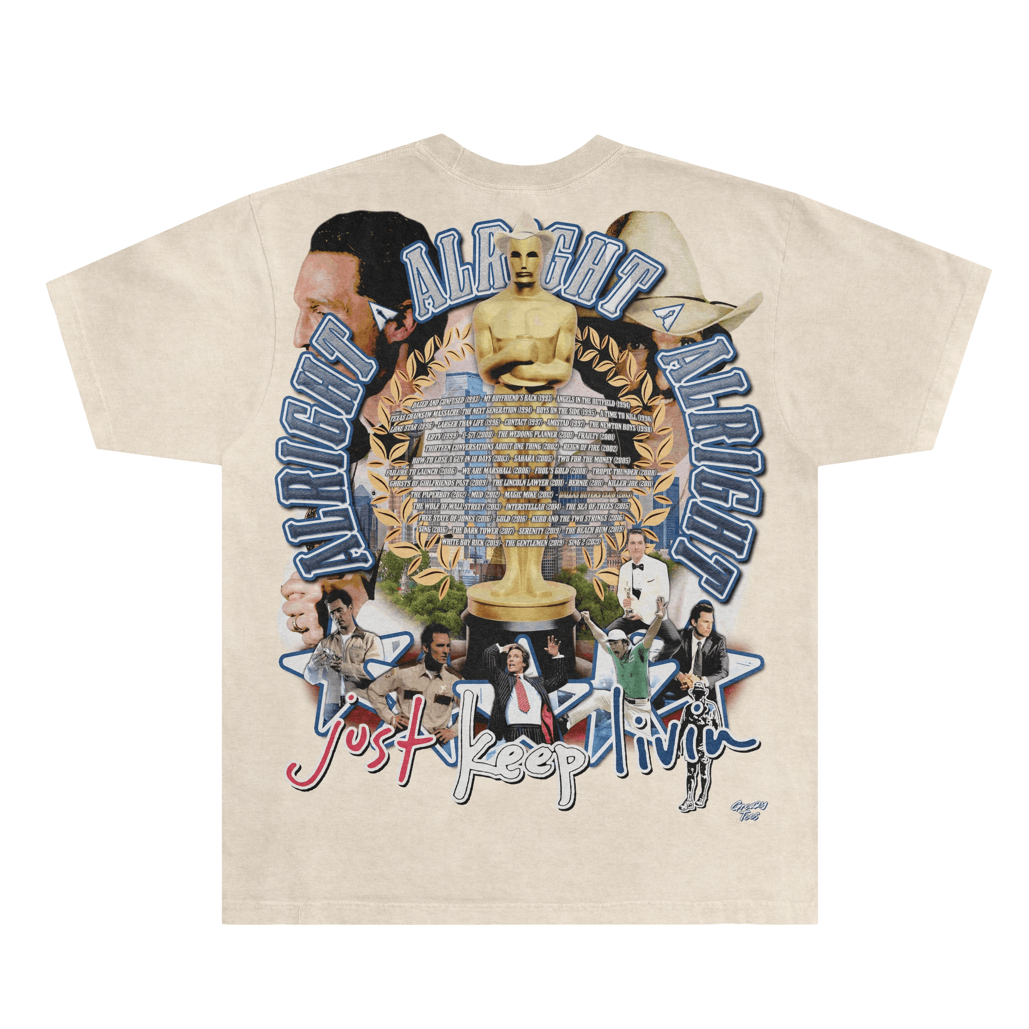 Matthew McConaughey Tee - Greazy Tees