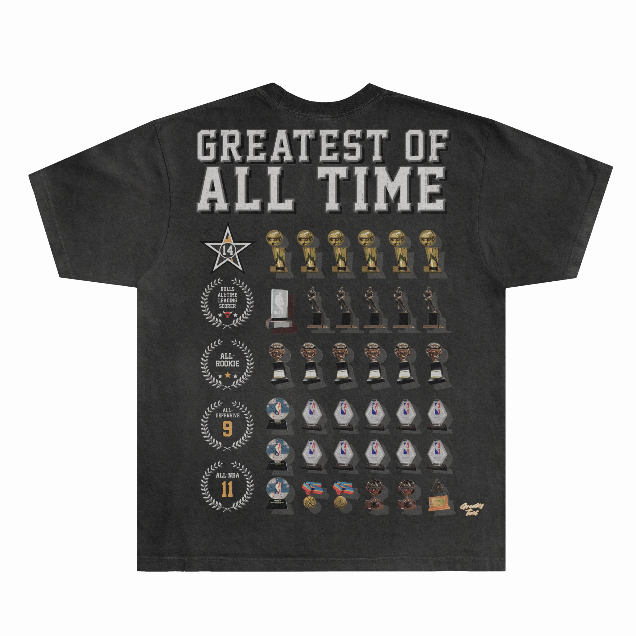 Michael Jordan Bulls Classic Tee - Greazy Tees