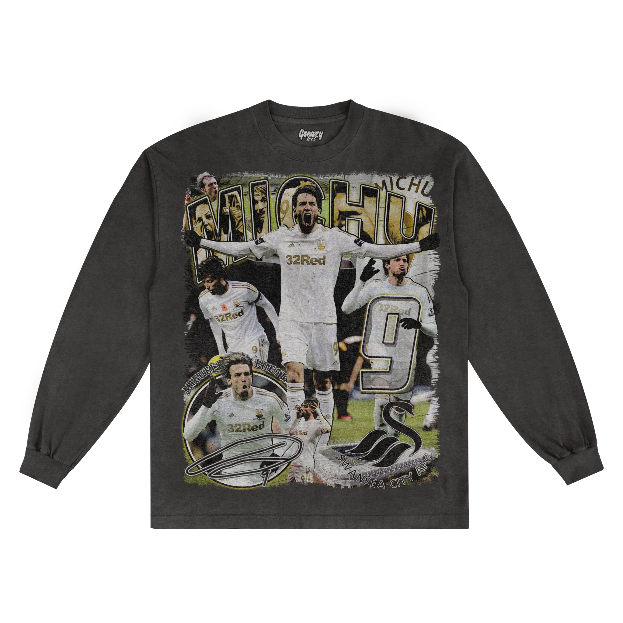 Michu Streets Won't Forget Long Sleeved Tee - Greazy Tees