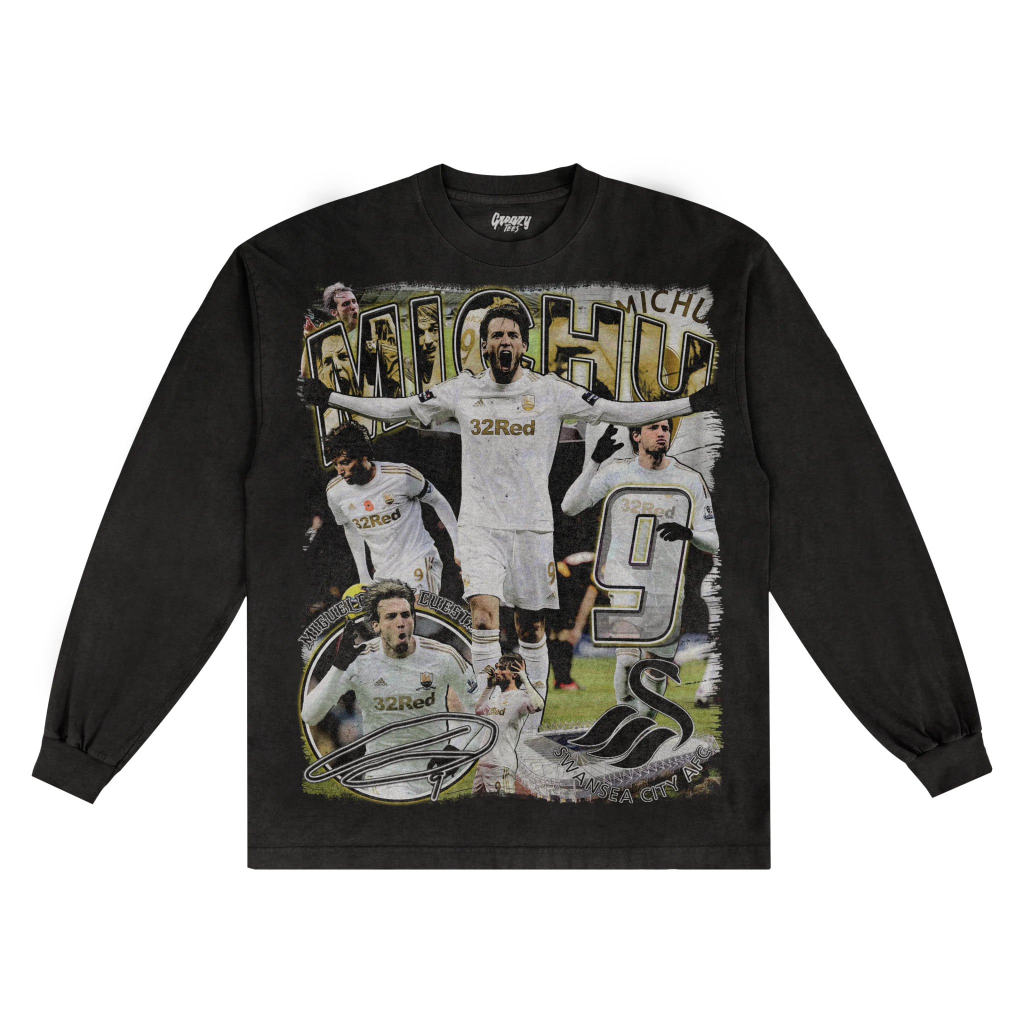 Michu Streets Won't Forget Long Sleeved Tee - Greazy Tees