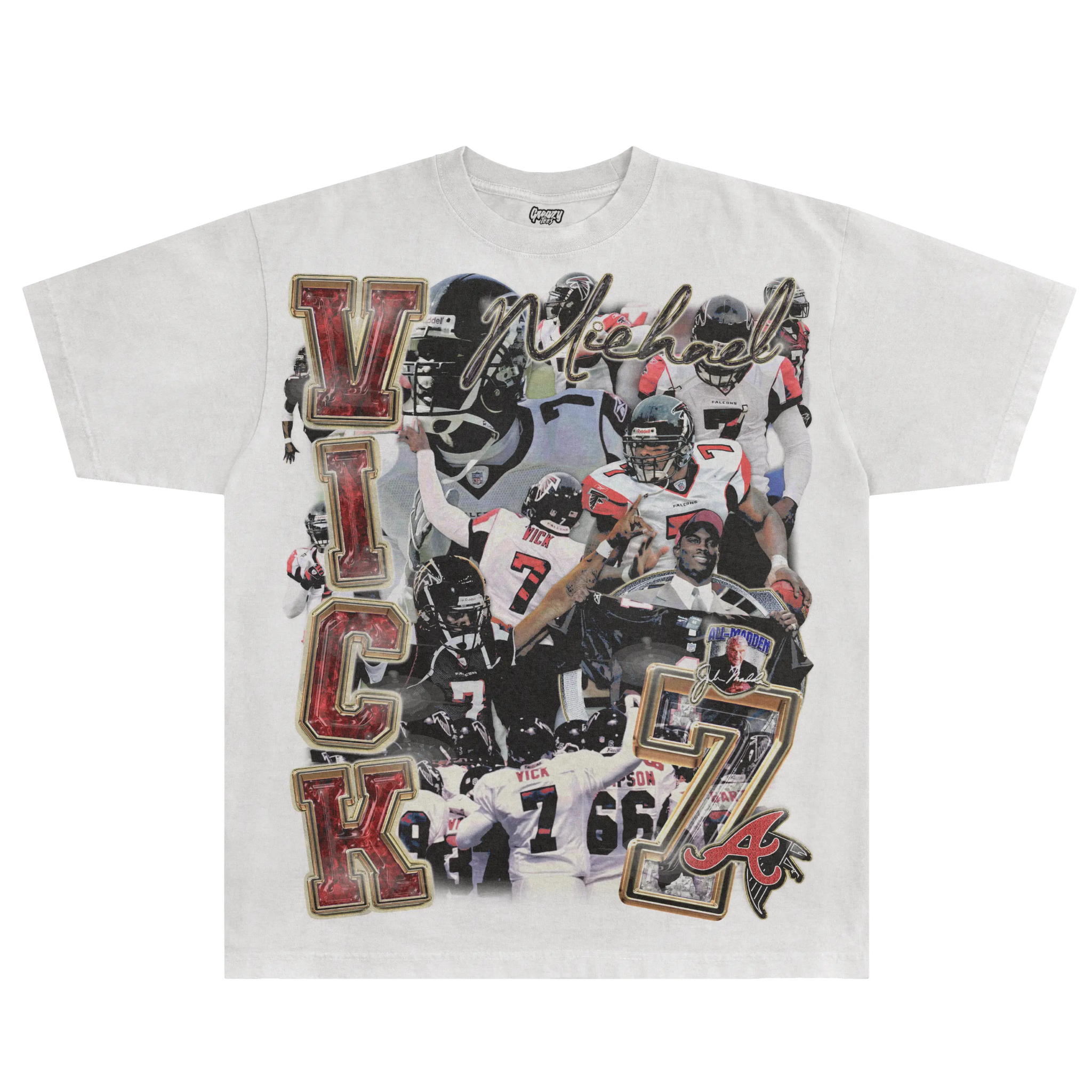 Mike Vick Falcons Tee - Greazy Tees