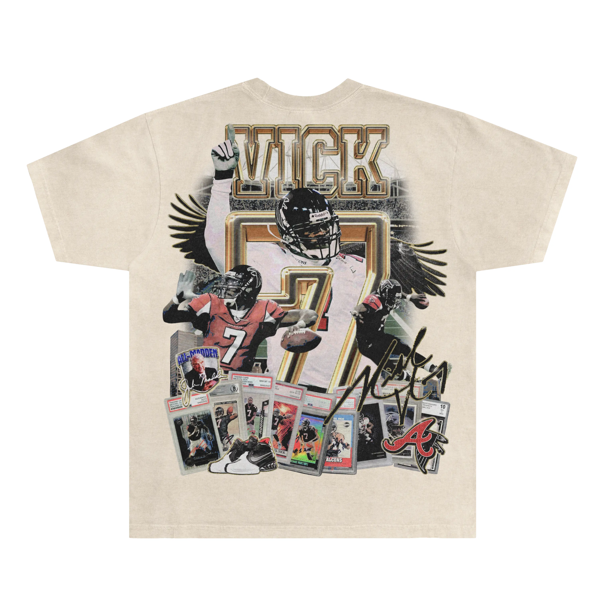 Mike Vick Falcons Tee - Greazy Tees