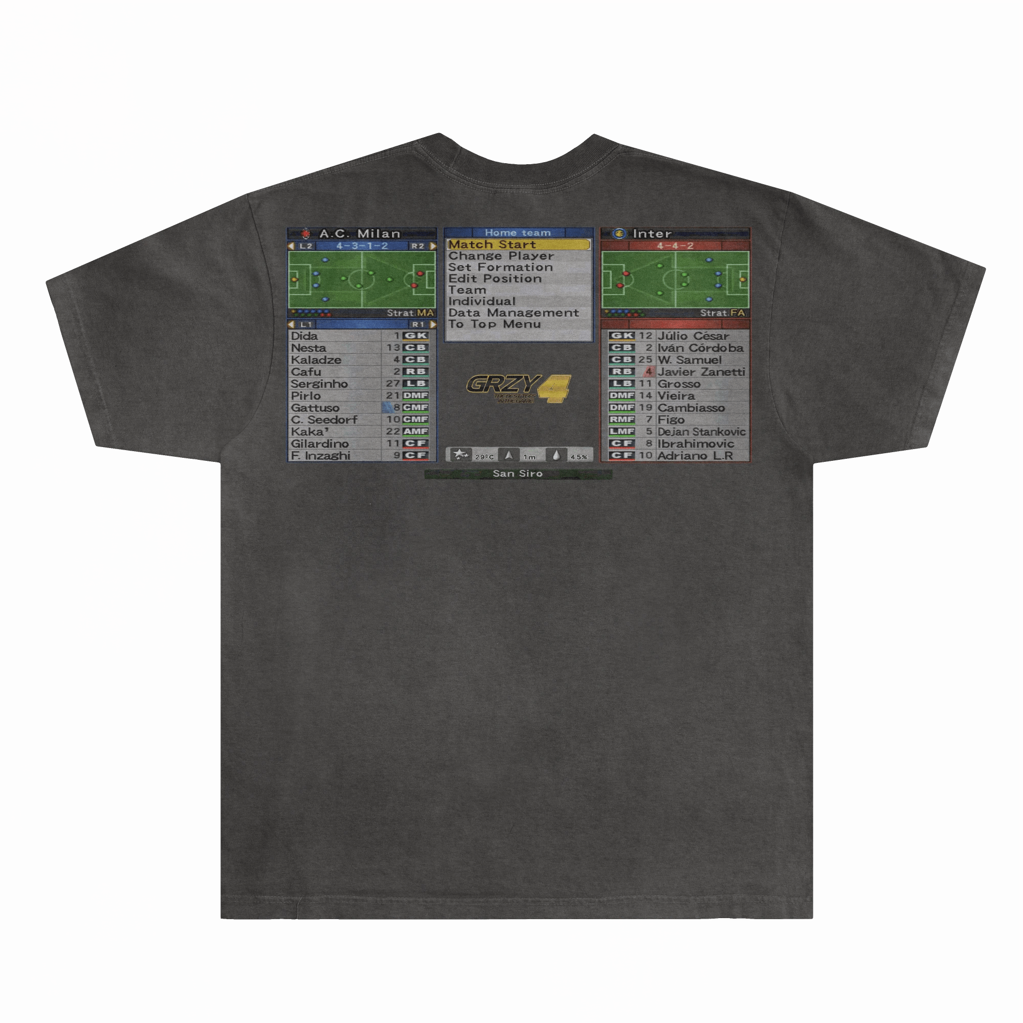 Milan Derby PES Classics Tee - Greazy Tees