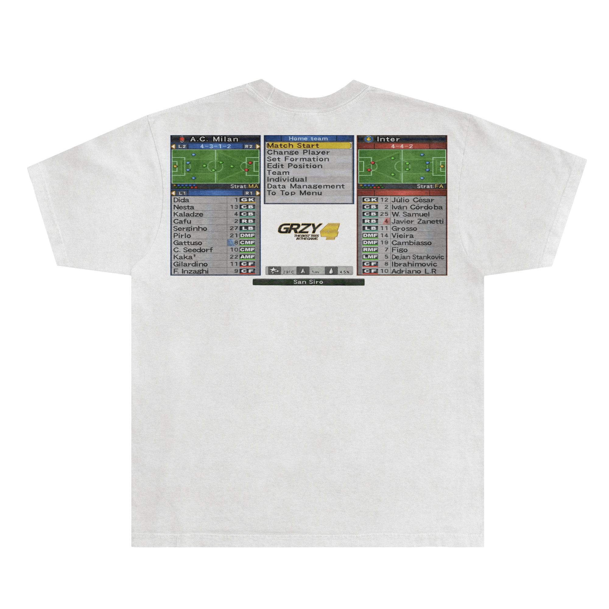 Milan Derby PES Classics Tee - Greazy Tees