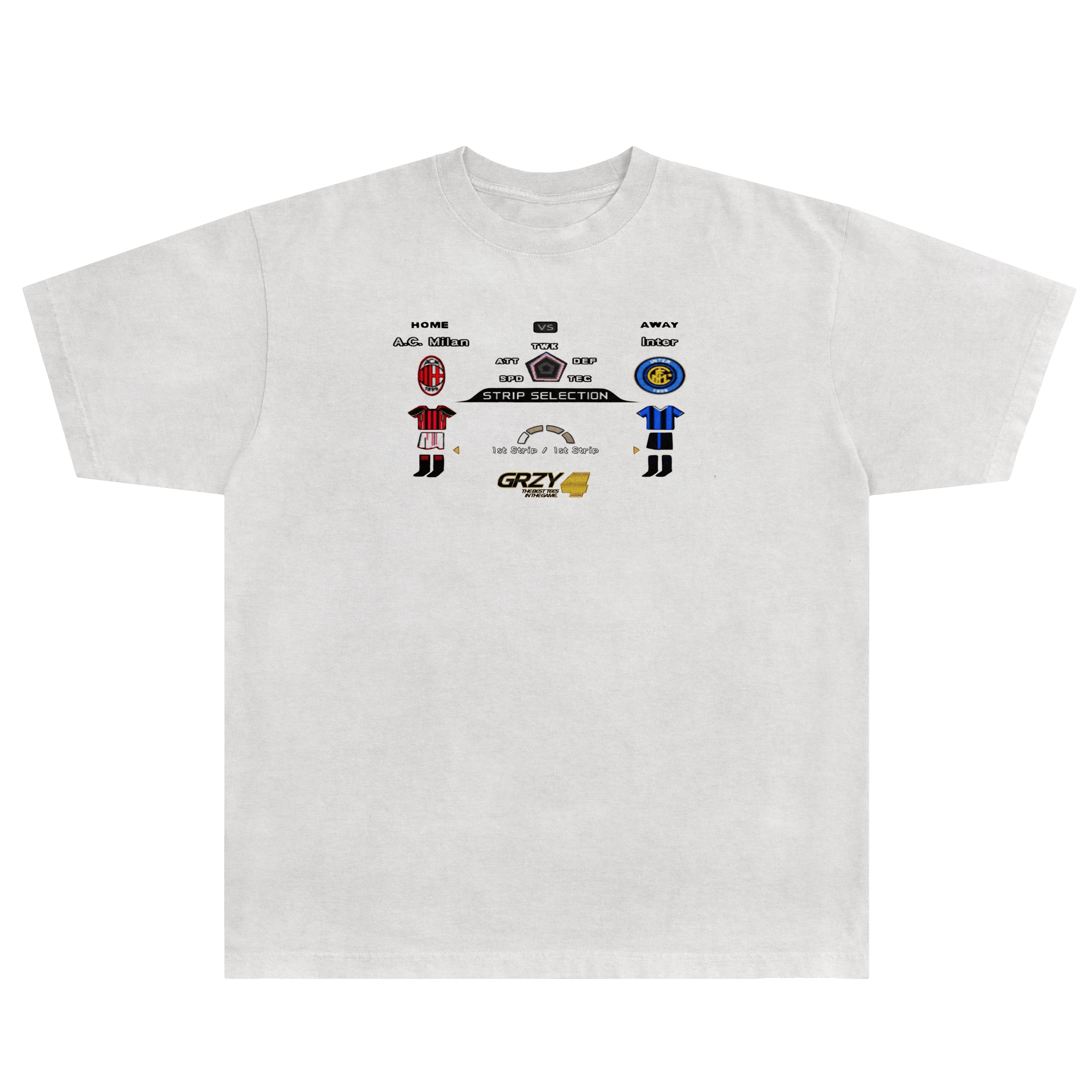 Milan Derby PES Classics Tee - Greazy Tees