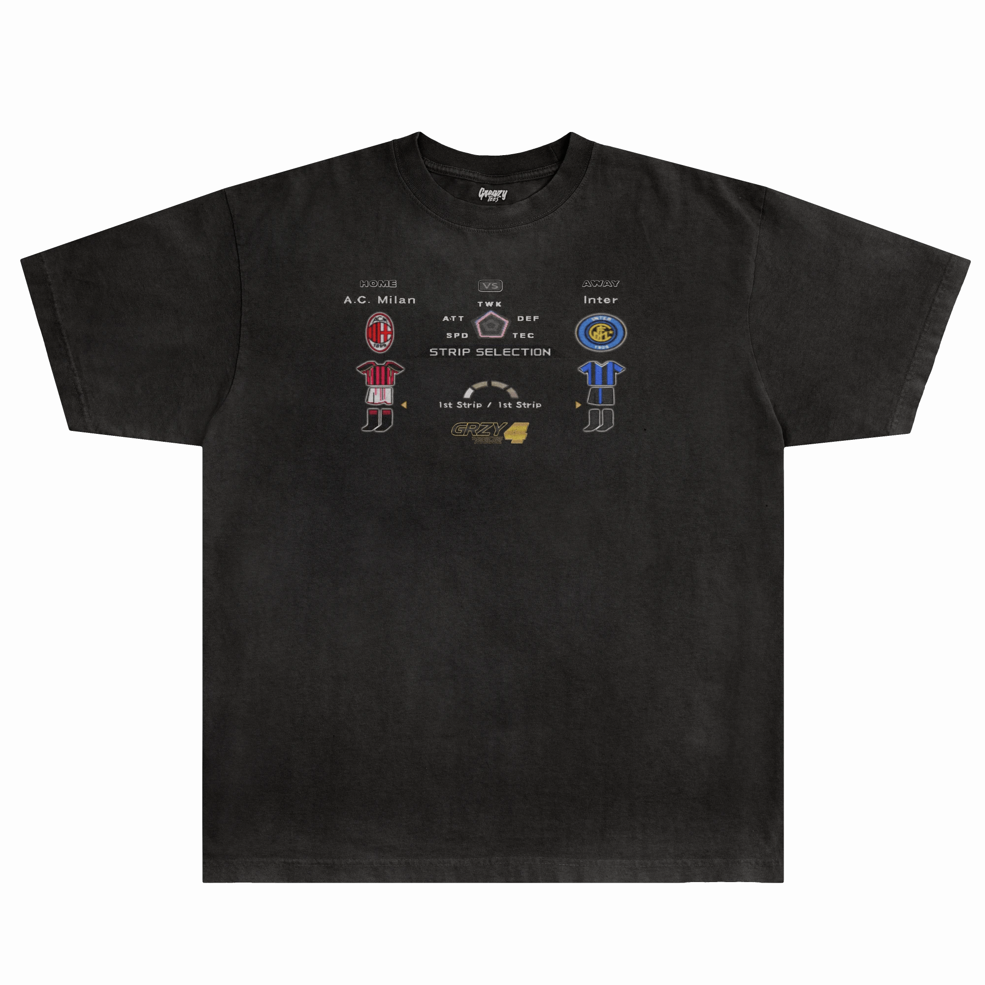 Milan Derby PES Classics Tee - Greazy Tees