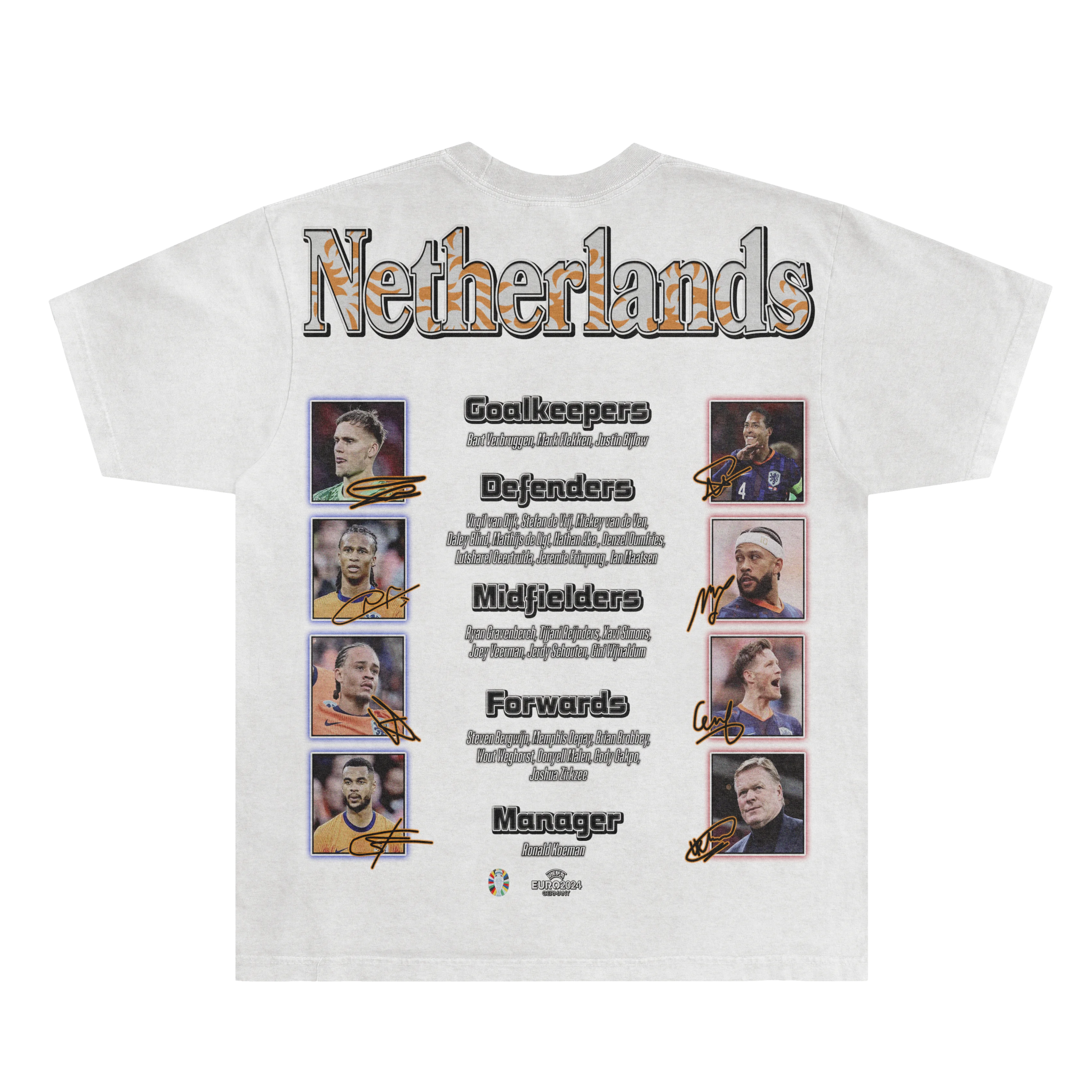 Netherlands Euro '24 Tee - Greazy Tees