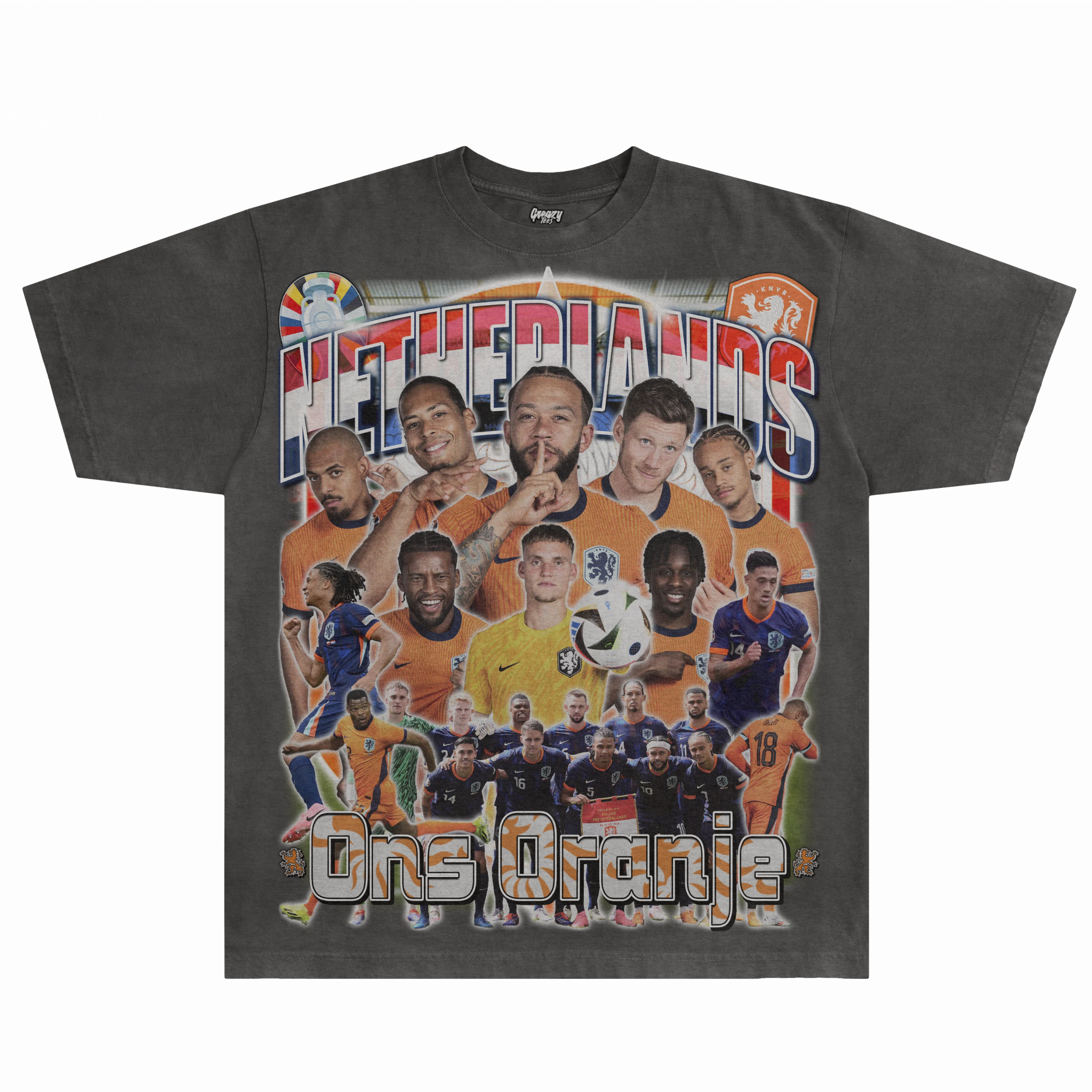 Netherlands Euro '24 Tee - Greazy Tees