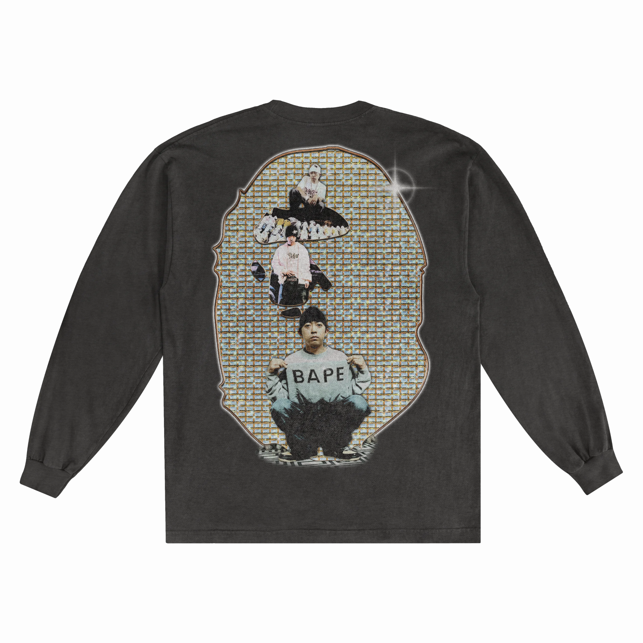 Nigo Long Sleeved Tee - Greazy Tees