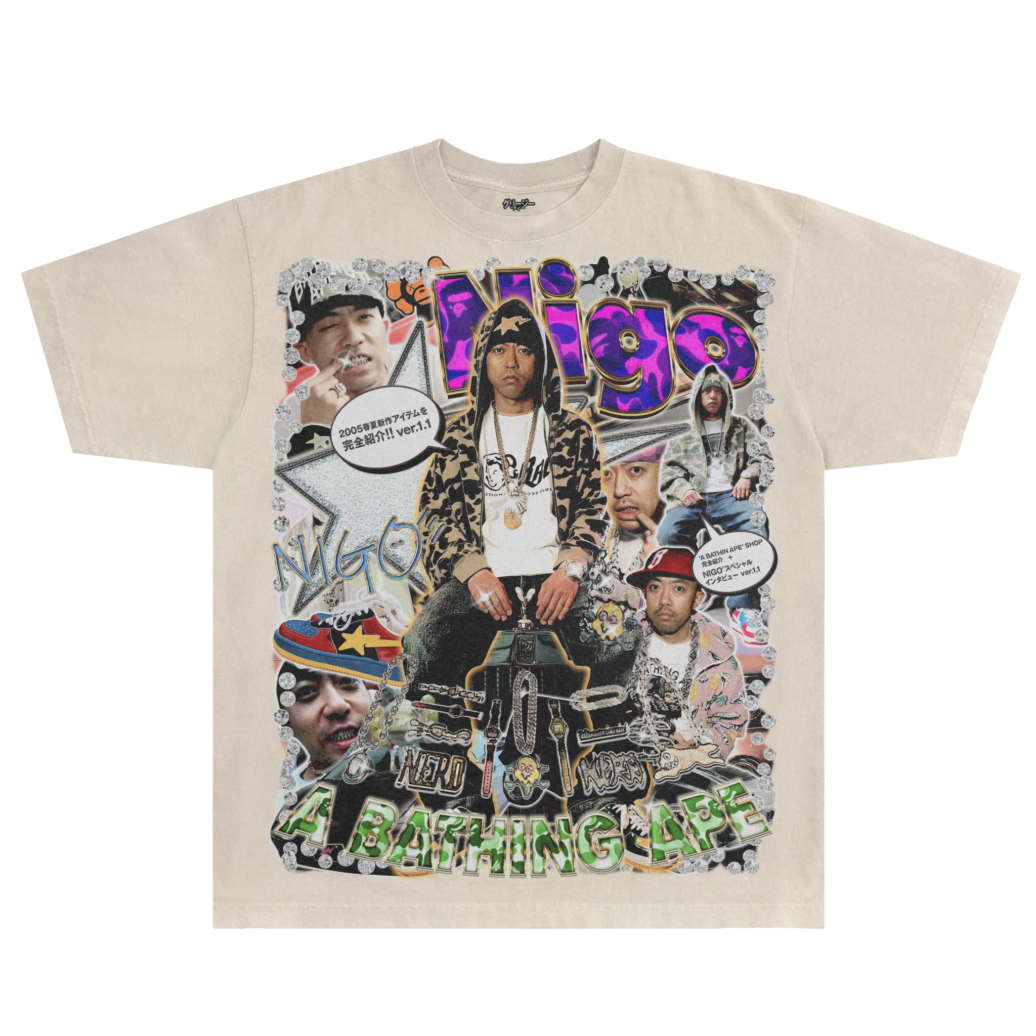 Nigo Tee - Greazy Tees
