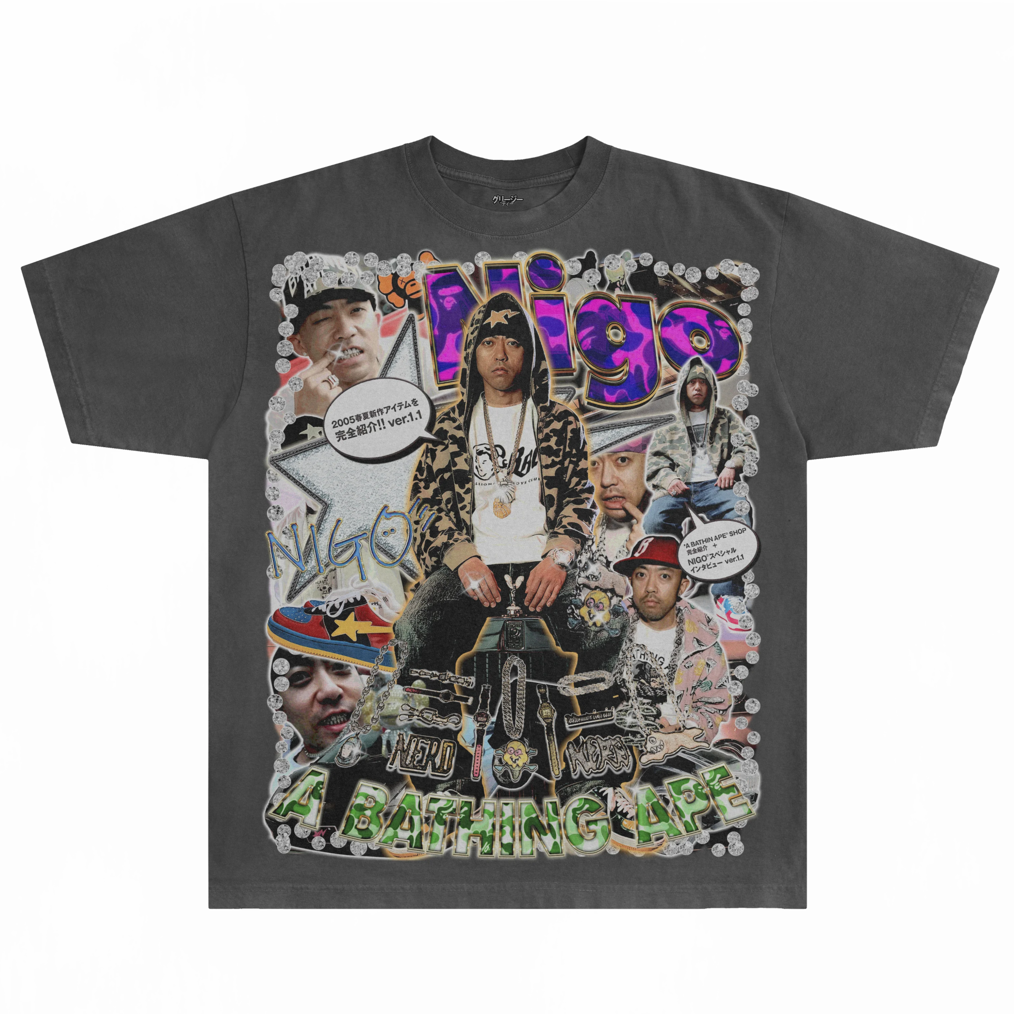 Nigo Tee - Greazy Tees