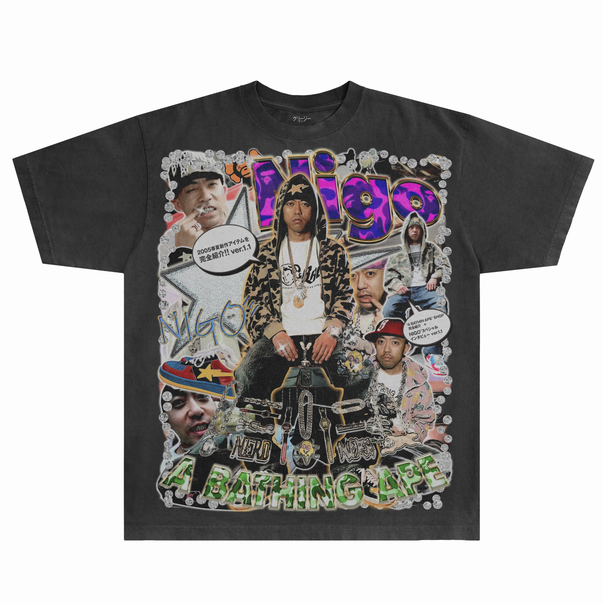 Nigo Tee - Greazy Tees