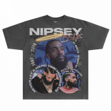 Nipsey Hussle Tee - Greazy Tees