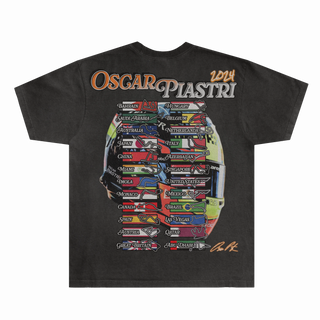 Oscar Piastri '24 Helmet Tee - Greazy Tees