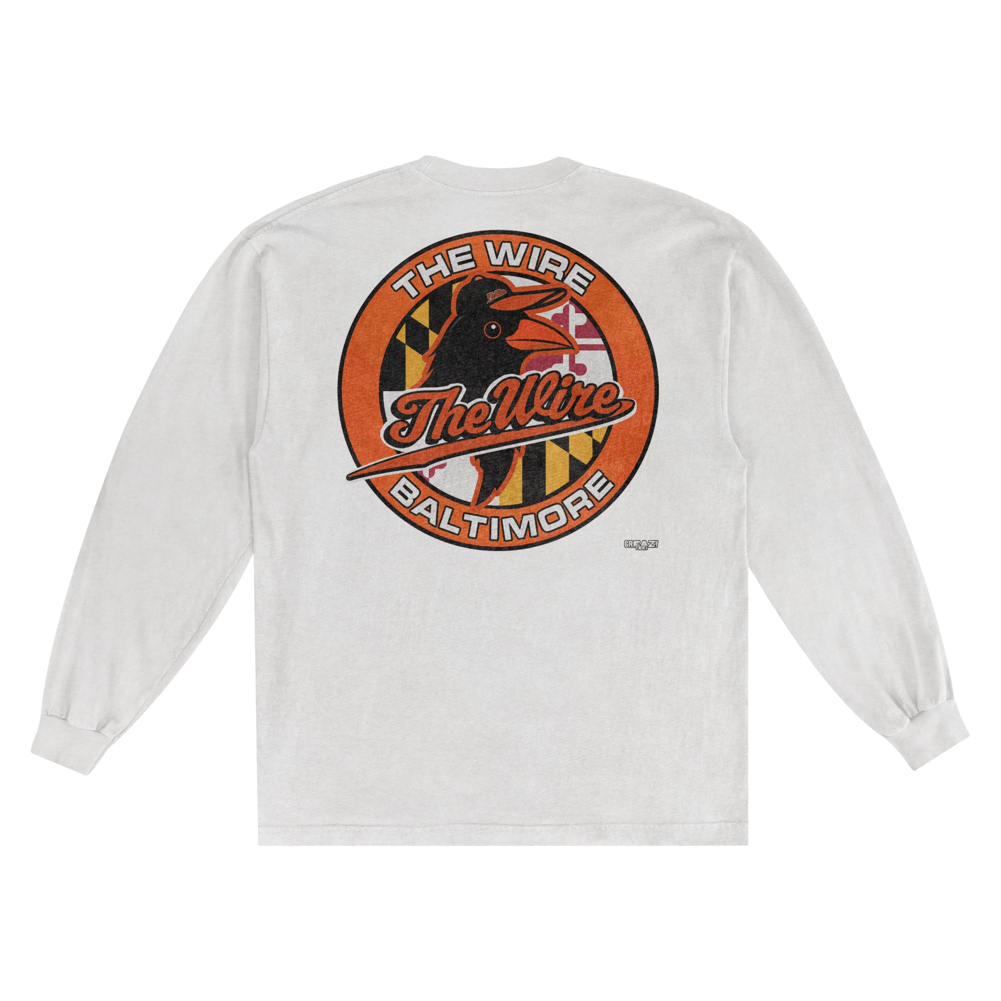 Orange Birds Long Sleeved Tee - Greazy Tees