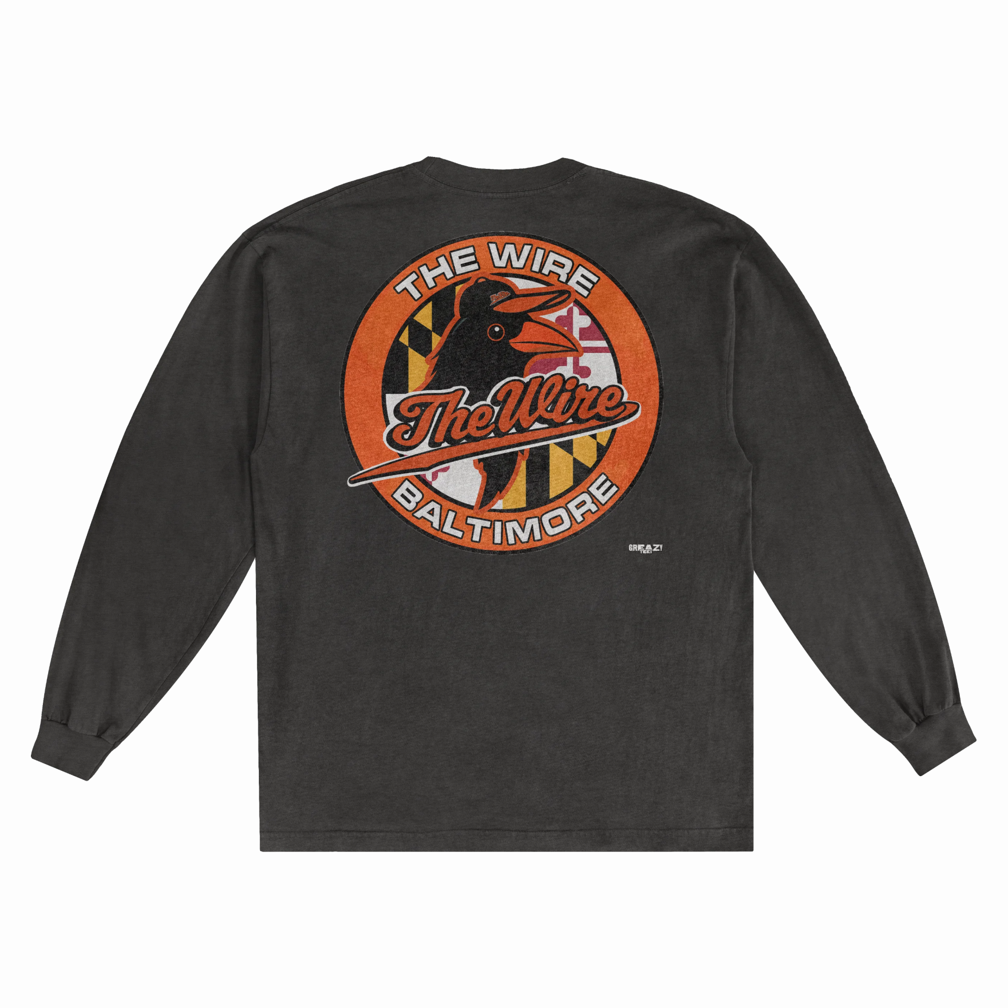 Orange Birds Long Sleeved Tee - Greazy Tees