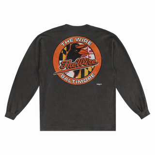 Orange Birds Long Sleeved Tee - Greazy Tees