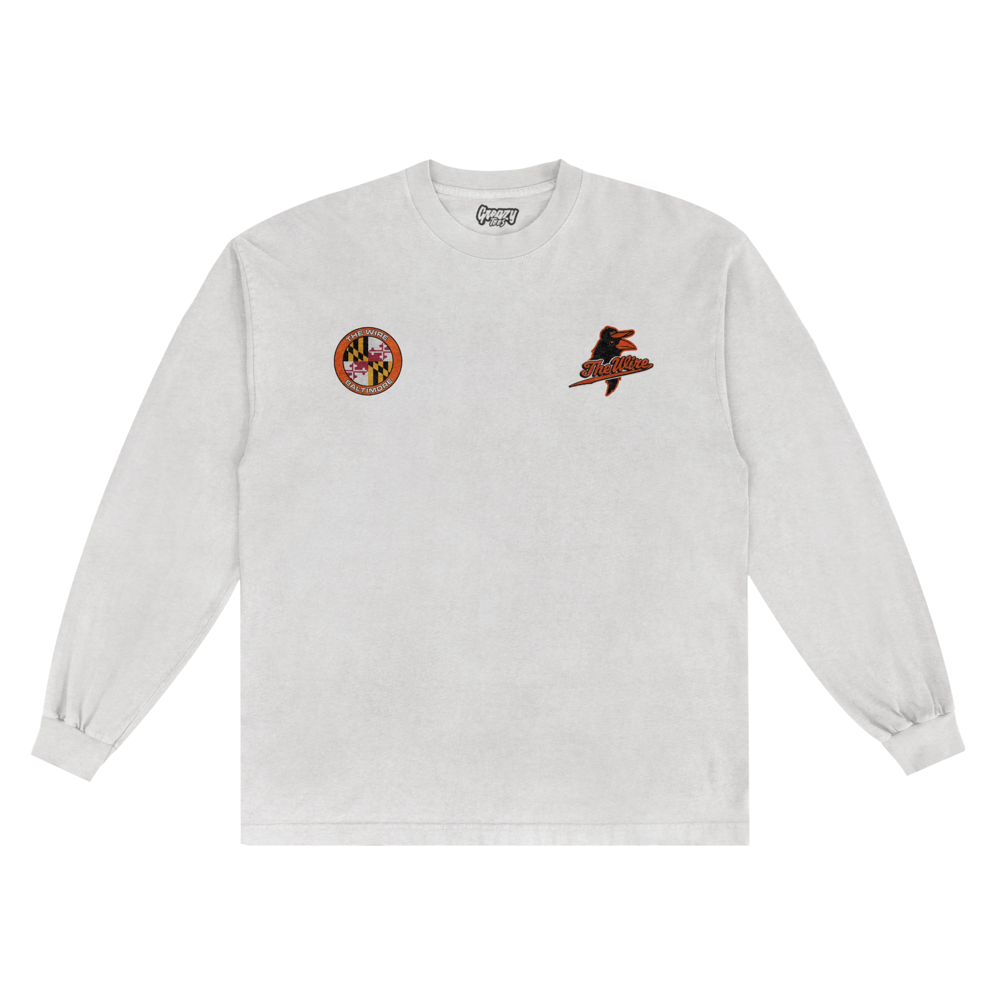 Orange Birds Long Sleeved Tee - Greazy Tees