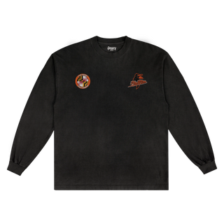 Orange Birds Long Sleeved Tee - Greazy Tees