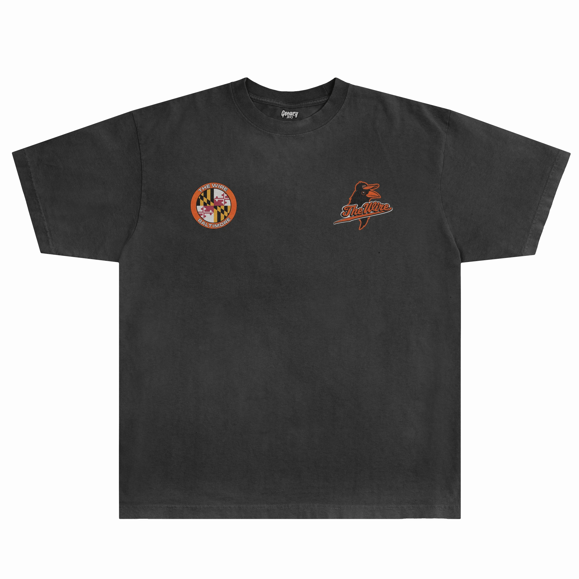 Orange Birds Tee - Greazy Tees