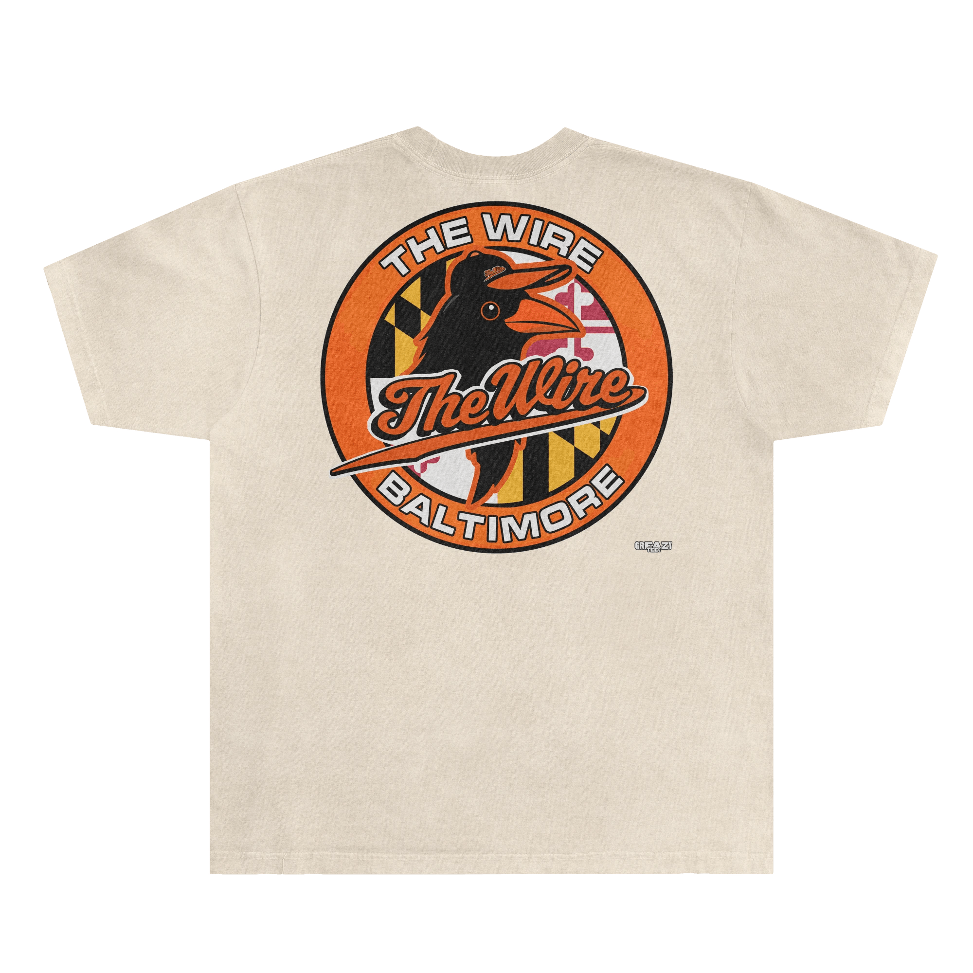 Orange Birds Tee - Greazy Tees