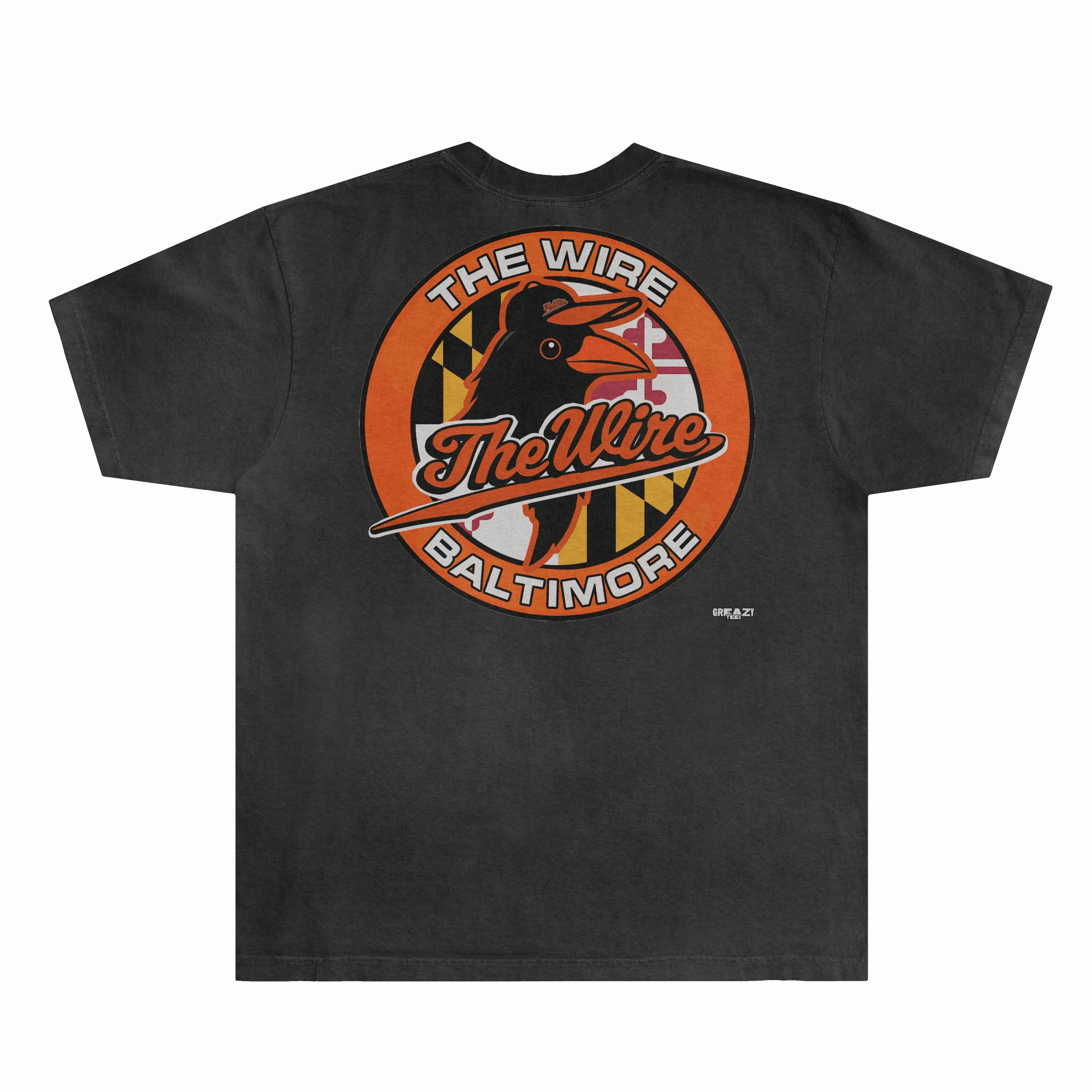 Orange Birds Tee - Greazy Tees