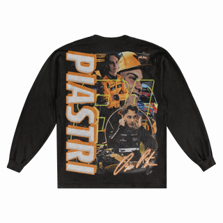 Oscar Piastri '24 Long Sleeved Tee - Greazy Tees